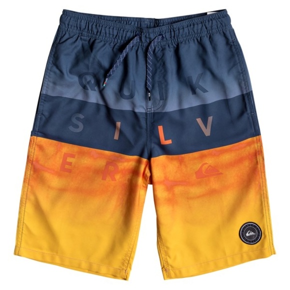 Quiksilver Word Block 19" Volleys Youth 26/12